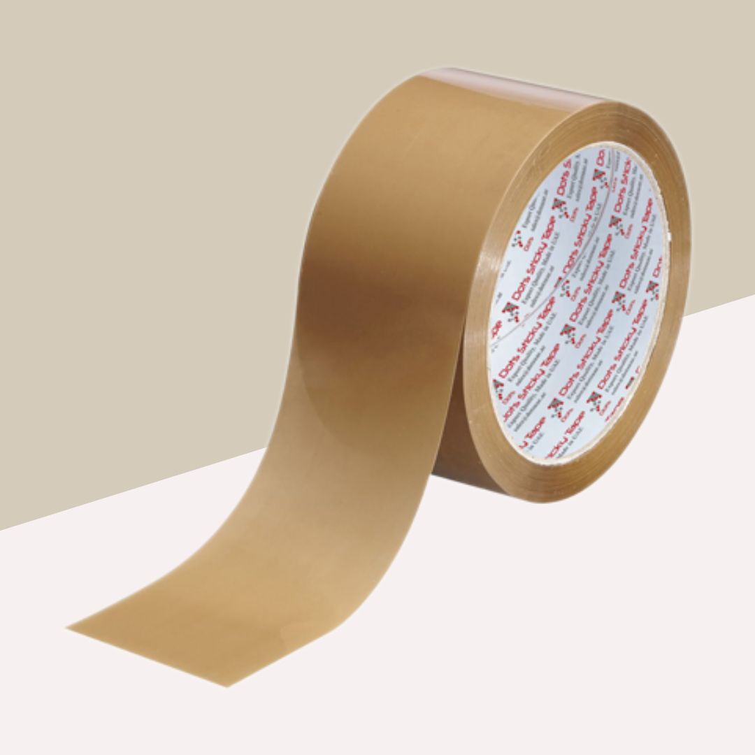 AVON Brown Cello Tape – 2 Inches : Premium Quality for Secure Carton Sealing and Export Packaging ( Pack of 1 ) - Topperskit LLP