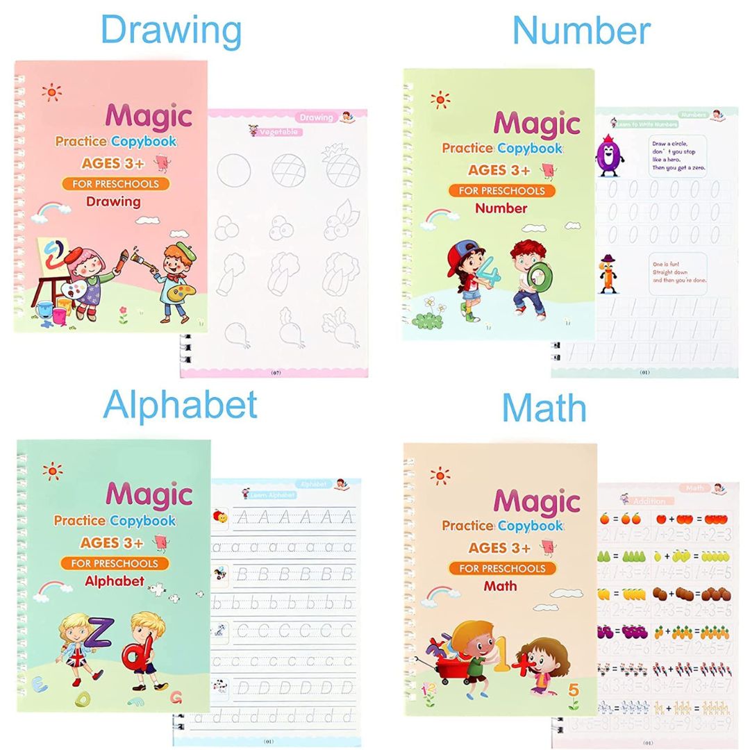 Sank Magic Practice Copybook: Educational Workbook Set for Kids - Topperskit LLP