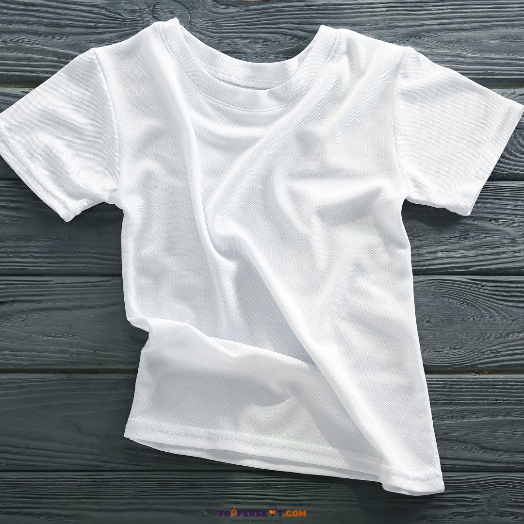 White Printed T-Shirt – Stylish & Comfortable (Pack f 1)