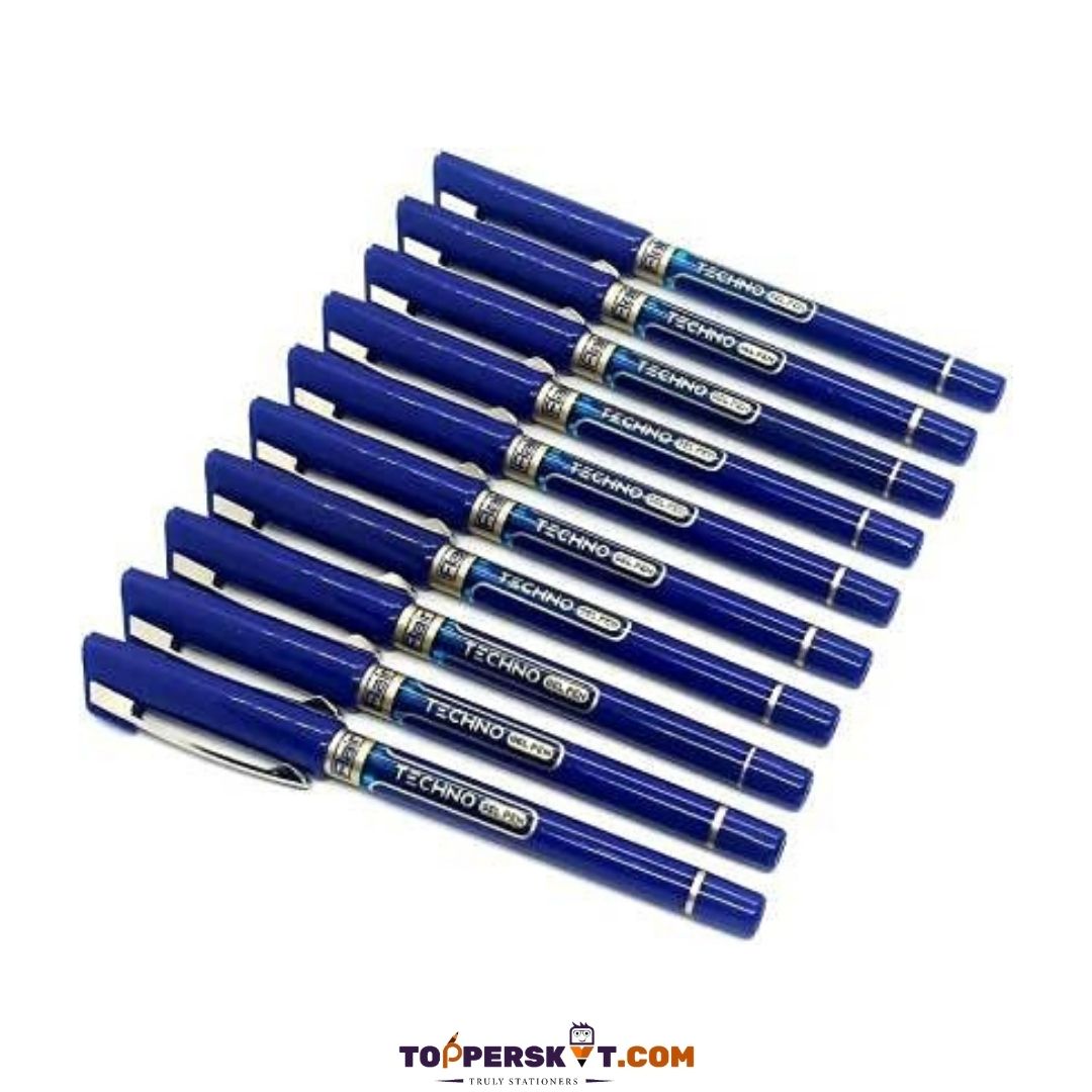 Flair Techno Gel Pen – Blue: Contemporary Elegance in Every Stroke ( Pack of 1 ) - Topperskit LLP
