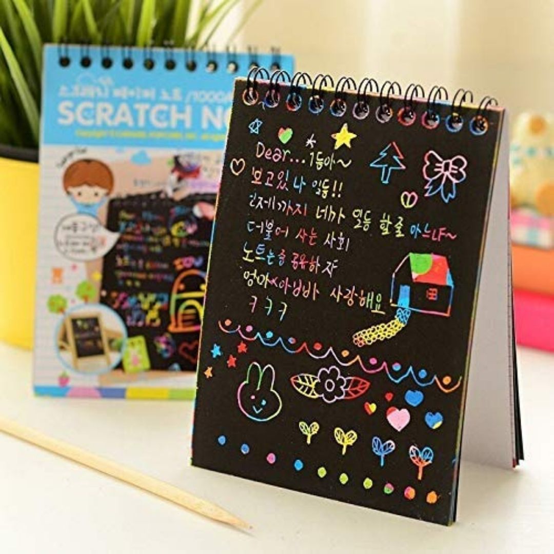 Creative Kids A5 Scratch Pad - Big: Safe, Non-Toxic, and Fun ( Pack of 1 )