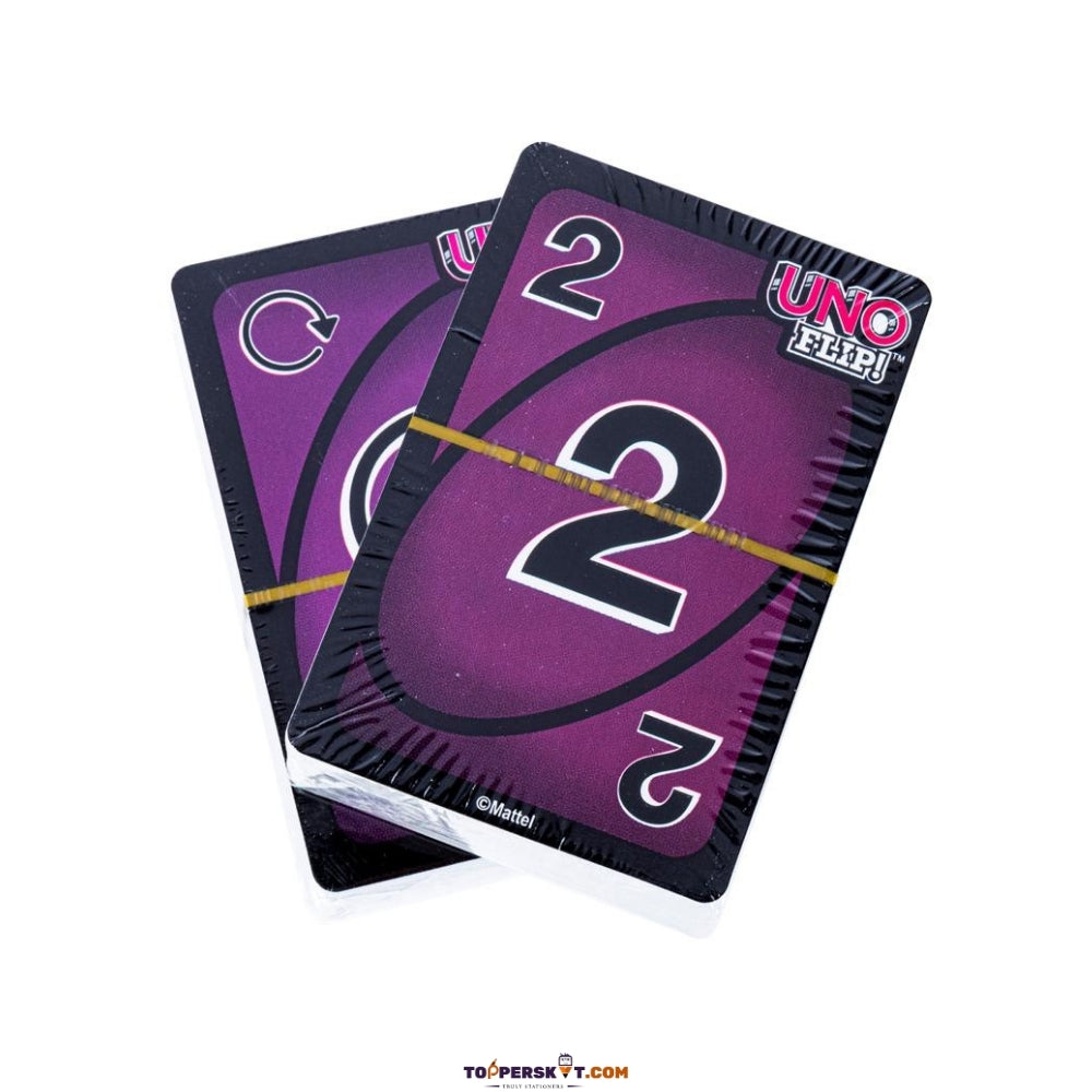 UNO Flip Double-Sided Plain Card Game Exciting Twist on Classic (Pack of 1)