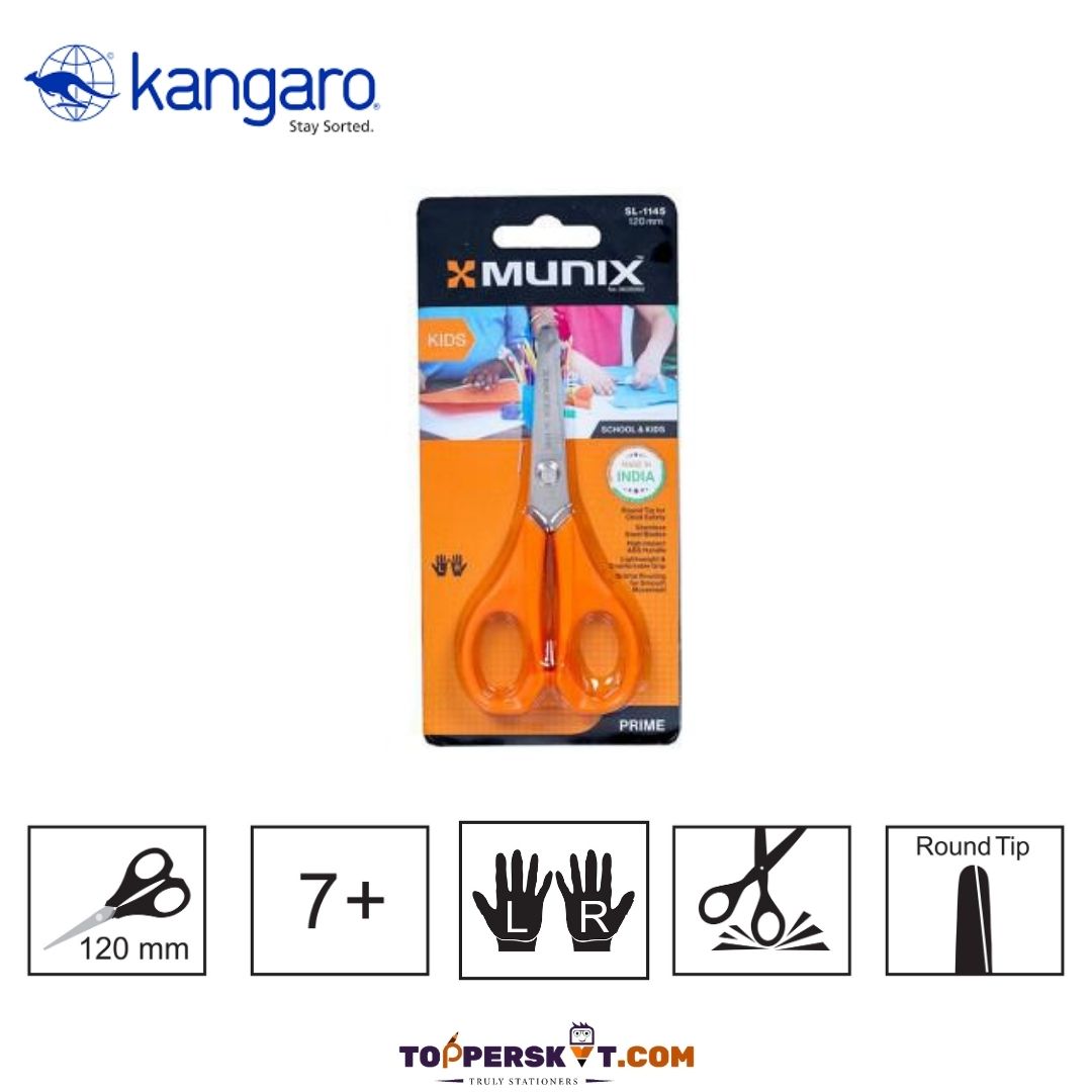 X-Munix Scissors - 120mm : Precision Cutting with Style ( Pack of 1 ) - Topperskit LLP