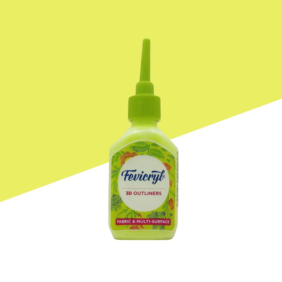 Fevicryl 3D Outliner - Yellow, 20ml (Pack of 1)