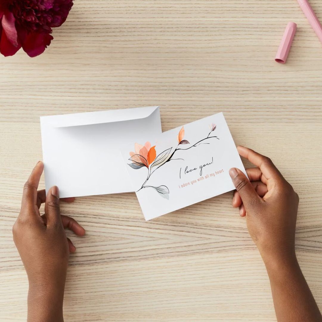 Premium Propose Card - 300 GSM Cold Pressed Paper (Pack of 1)