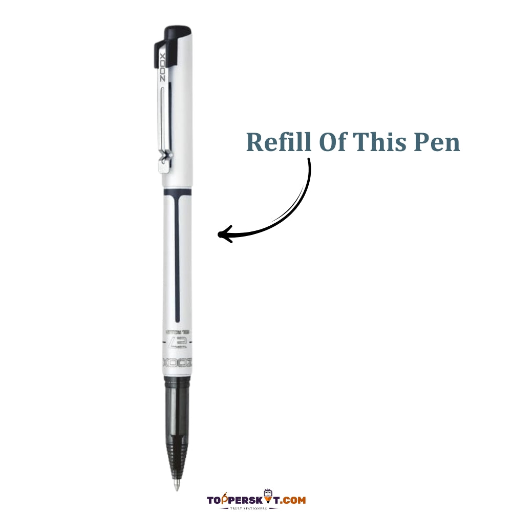 (5 Pcs.) Zoox E7 Pen Refill -Black Ink, Smooth Writing With High-Quality Refills