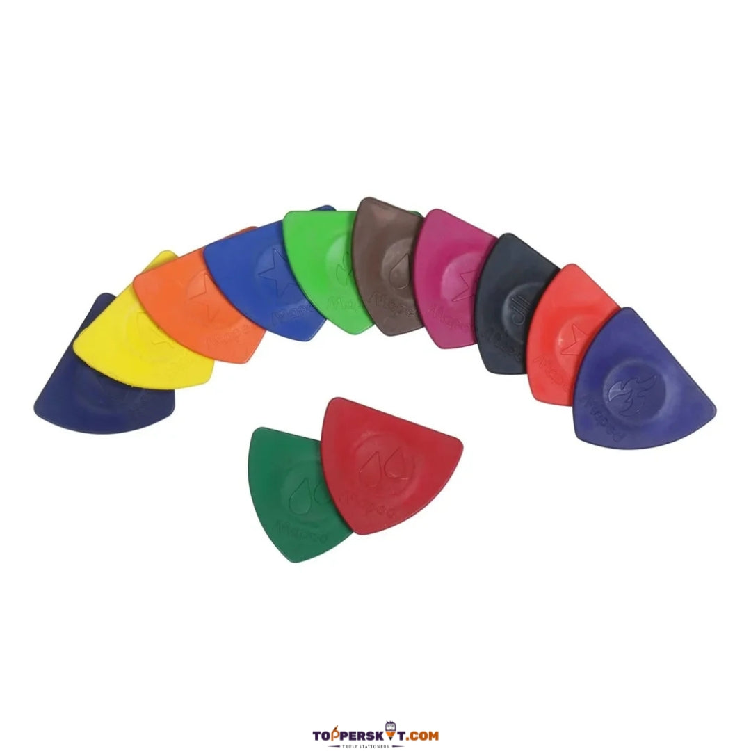 Maped Magic Stone Color Peps Crayons – Vibrant & Fun Crayons for Kids (Pack of 12)