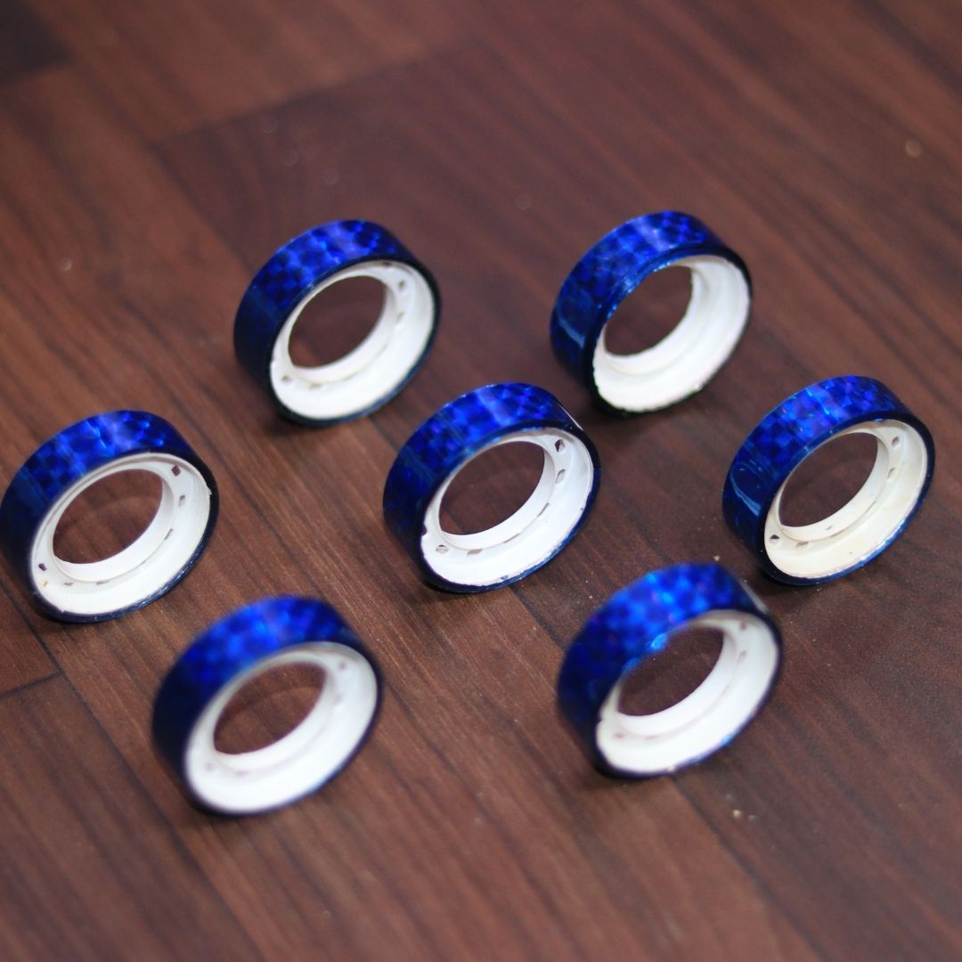 Sparkle Tape - Blue : Vibrant Glitter Adhesive for Creative Brilliance ( Pack of 1 ) - Topperskit LLP