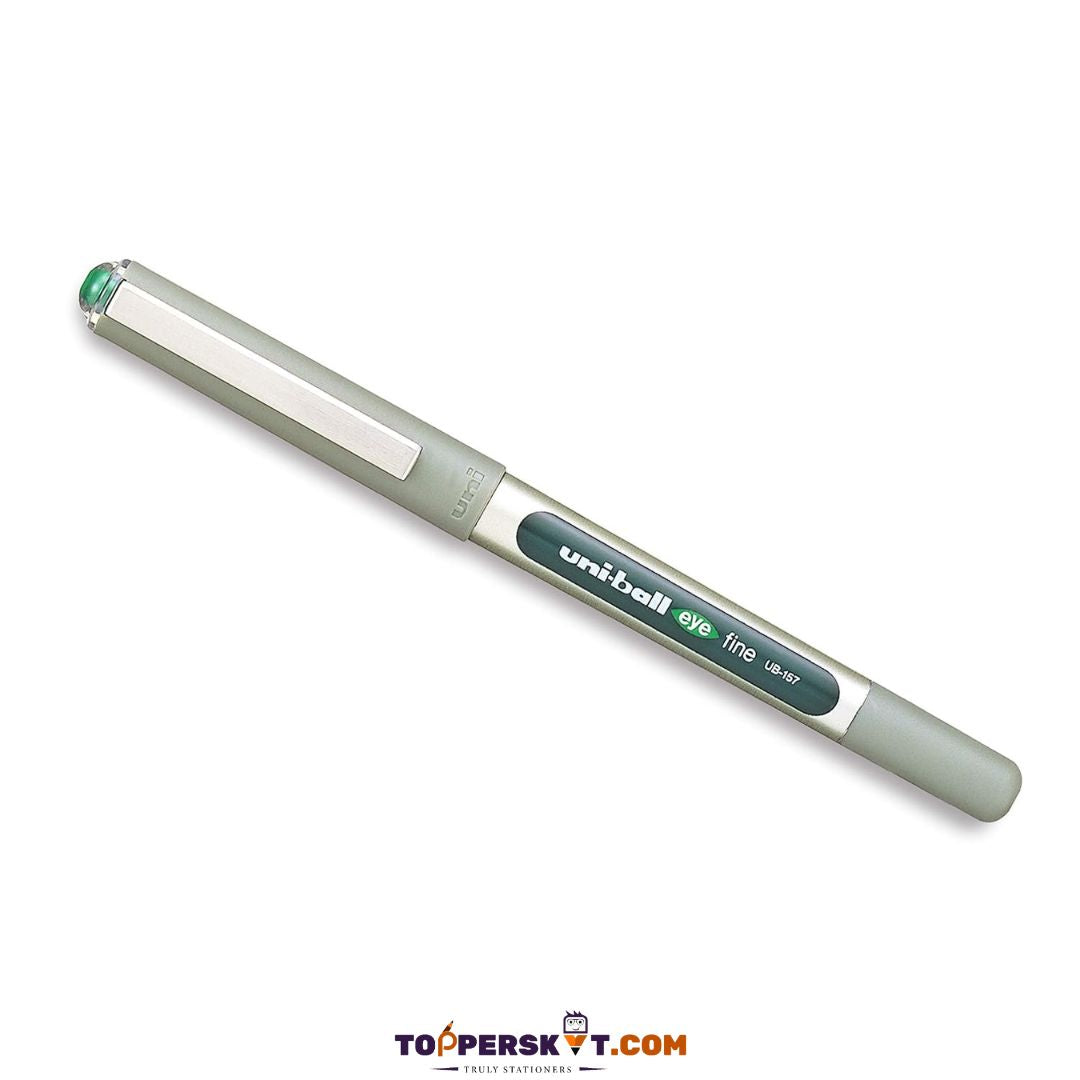 Uni-ball Eye UB157 0.7mm Roller Ball Pen – Green: Elevate Your Writing with Elegance and Versatility ( Pack of 1 ) - Topperskit LLP