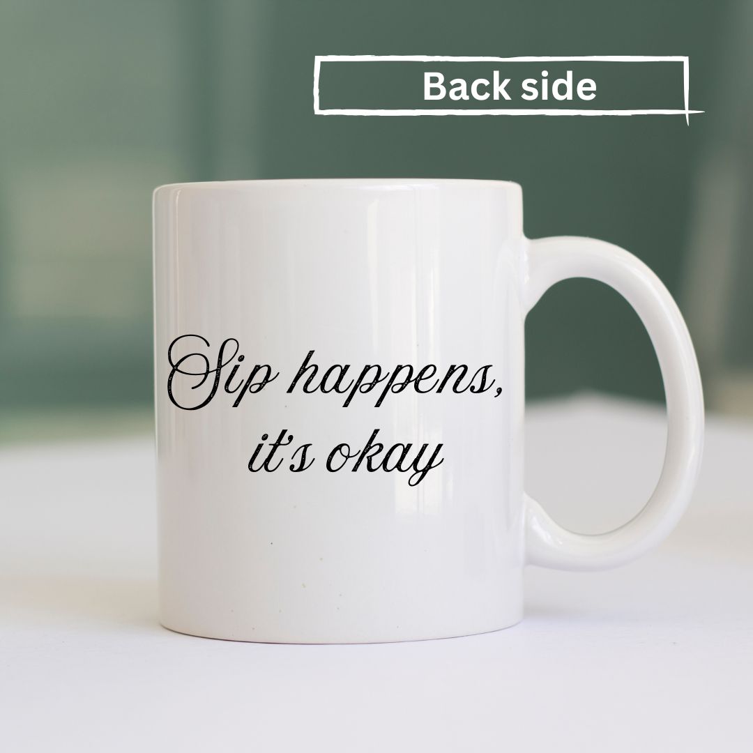 Stylish Coffee Mug with Printed Design (Pack of 1)