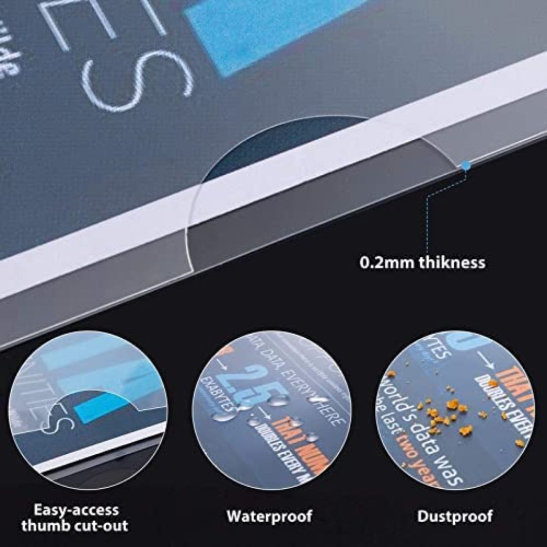 Worldone Clear Folder - Premium Plastic Folder for Organizing Documents ( Pack Of 20 )
