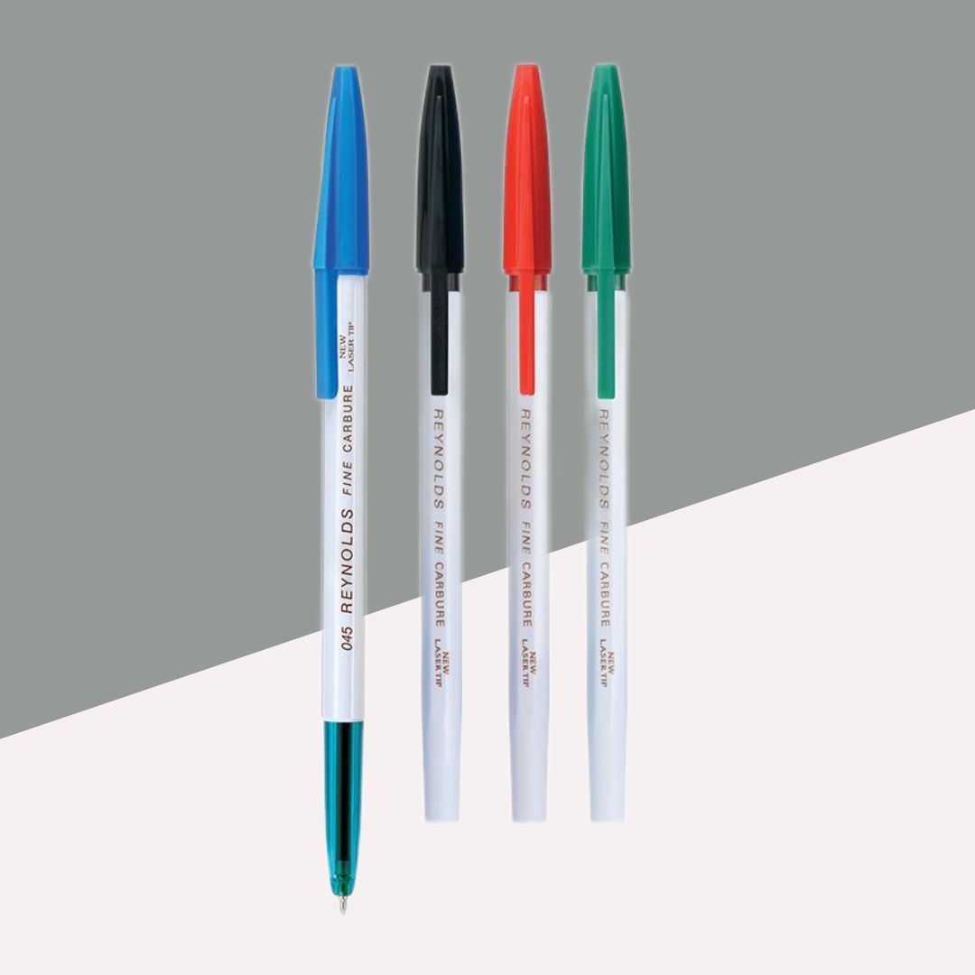 Reynolds 045 Ball Pen – Black: Effortless Precision and Long-Lasting Performance (Set of 5) - Topperskit LLP