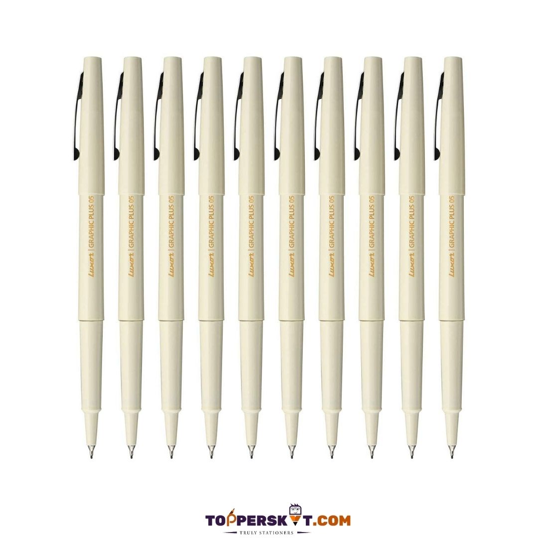 Luxor Graphic 05 Plus Gel Pen – Blue: Precision in Every Stroke with Extra Fine Japanese Polyacetal Tip ( Pack of 1 ) - Topperskit LLP