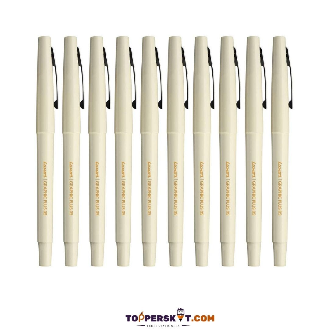 Luxor Graphic 05 Plus Gel Pen – Blue: Precision in Every Stroke with Extra Fine Japanese Polyacetal Tip ( Pack of 1 ) - Topperskit LLP