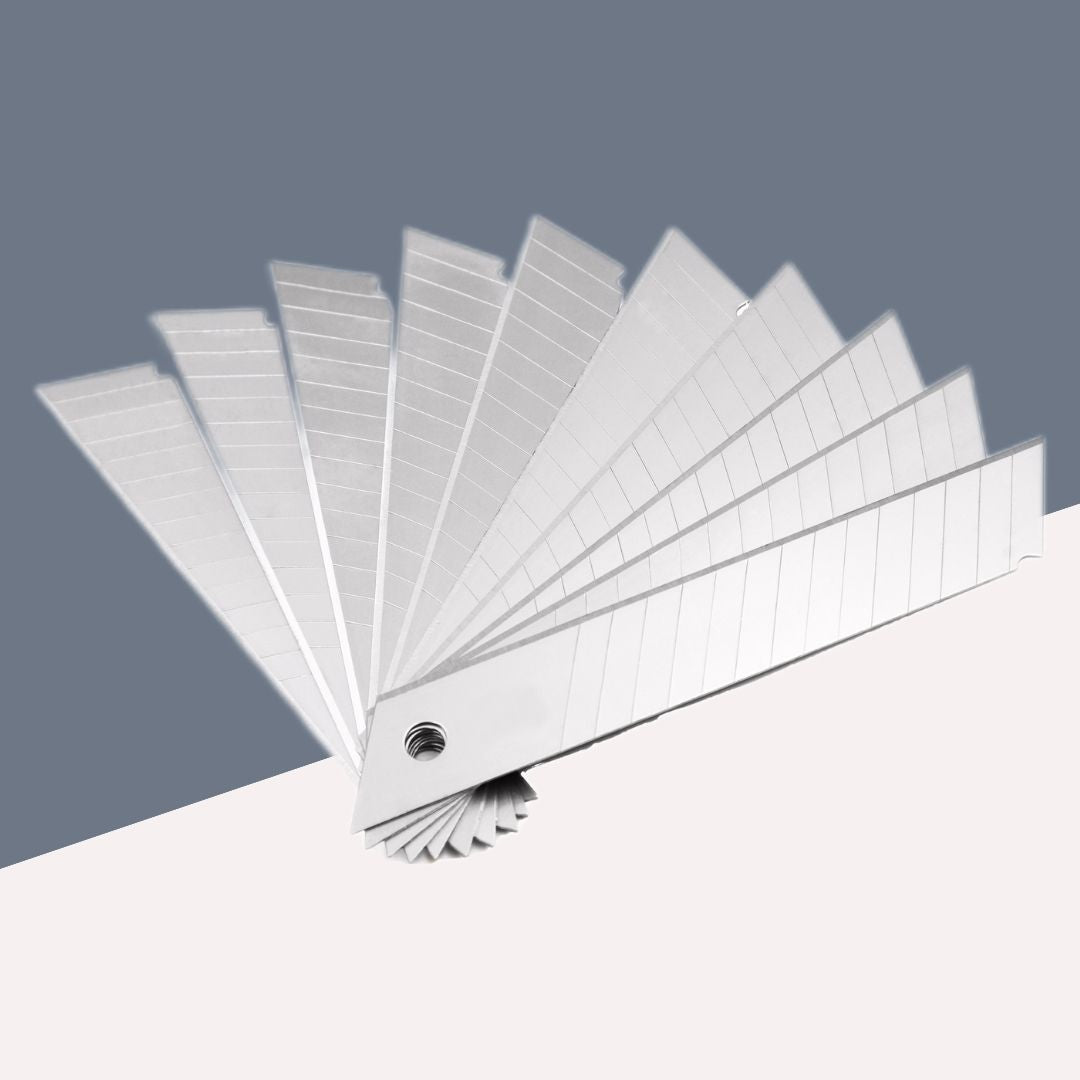 Heavy Duty Paper Cutter Blades – Big: Versatile Precision with Snap-Off Blades for Household, Office, and Industrial Use ( Pack of 10 ) - Topperskit LLP