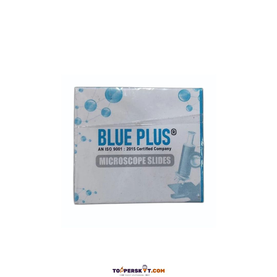 Blue Plus Microscope Slides (Set of 50 Pcs.)