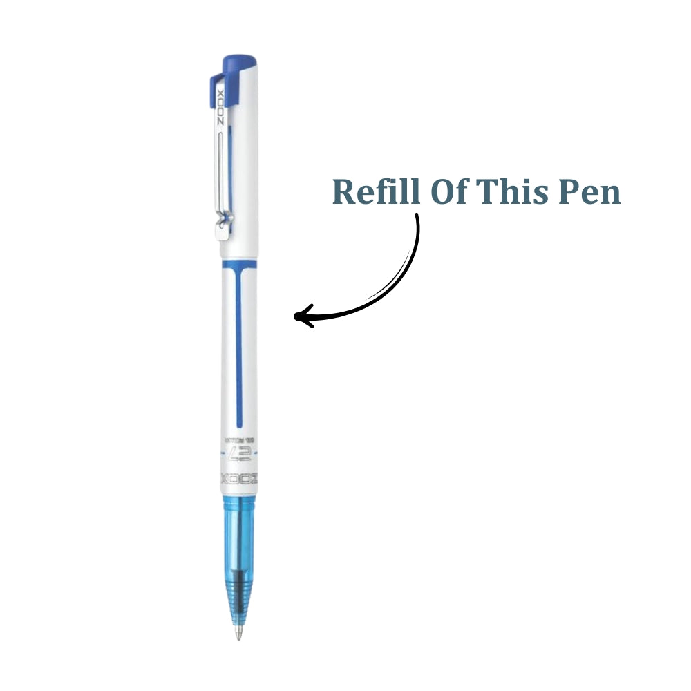 (5 Pcs.) Zoox E7 Pen Refill -Blue Ink, Smooth Writing With High-Quality Refills