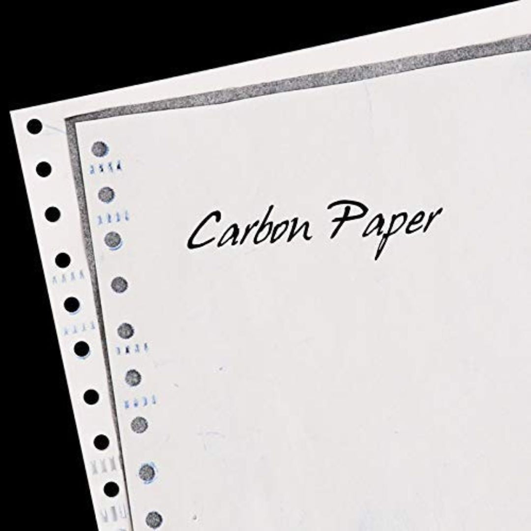 Kores Carbon Paper - Black: Professional-Quality Typewritten Duplicates ( Pack of 1 ) - Topperskit LLP