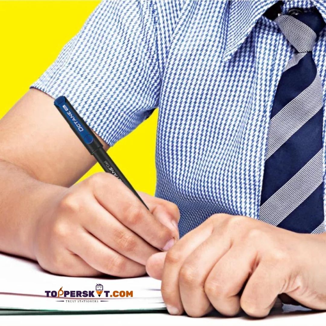 Classmate Octane Gel Pen – Black: Elegance in Writing Precision with Japanese Waterproof Ink ( Pack of 1 ) - Topperskit LLP