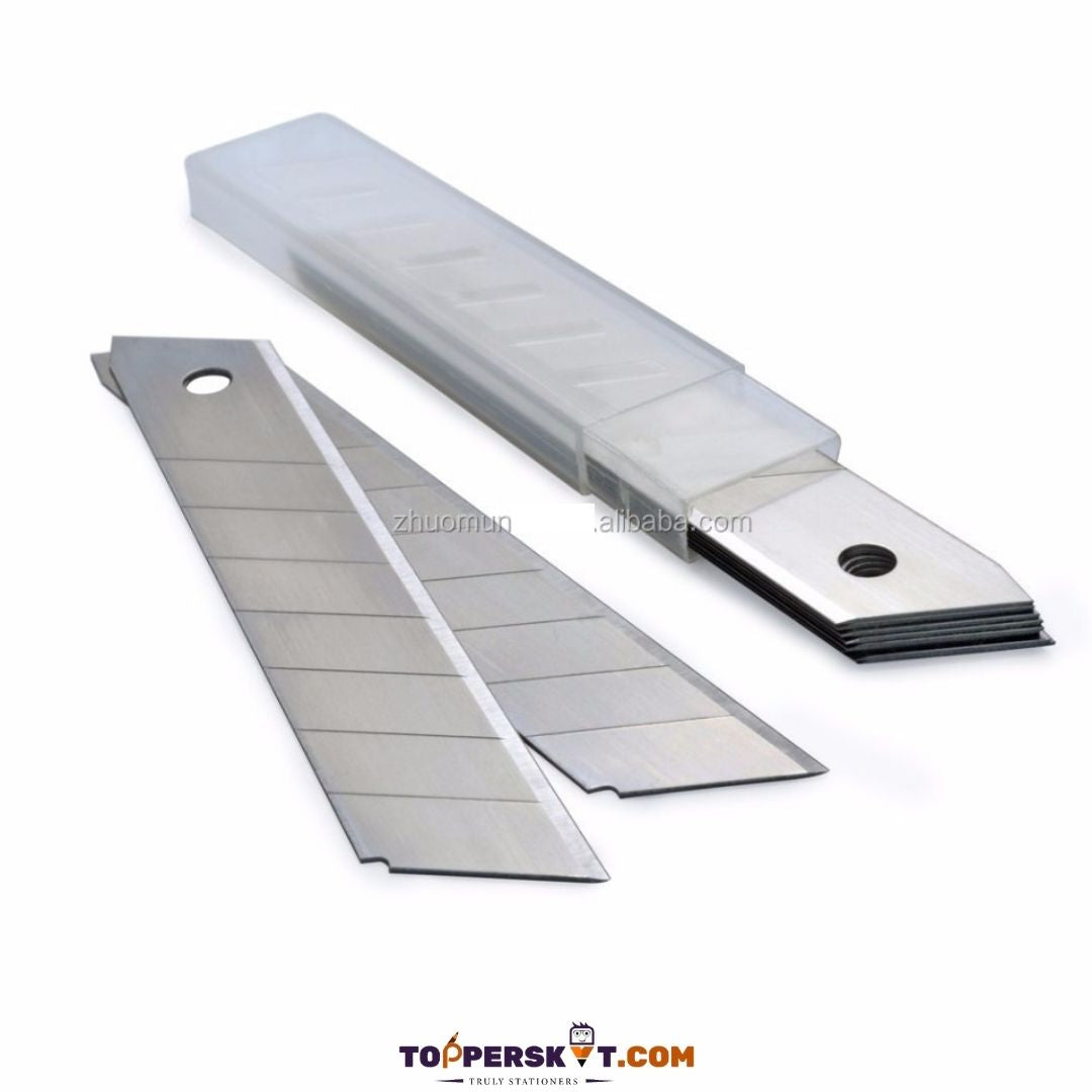 Heavy Duty Paper Cutter Blades – Big: Versatile Precision with  Snap-Off Blades for Household, Office, and Industrial Use ( Pack of 10 ) - Topperskit LLP