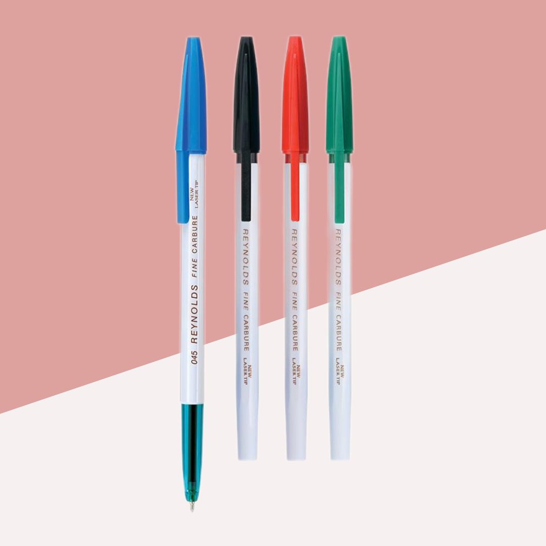 Reynolds 045 Ball Pen – Red: Effortless Precision and Long-Lasting Performance ( Set of 5 ) - Topperskit LLP