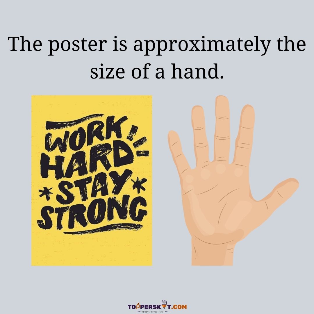 (10 Pcs.) Motivational Poster 13x19 cm Premium 300 GSM Cold Pressed Paper
