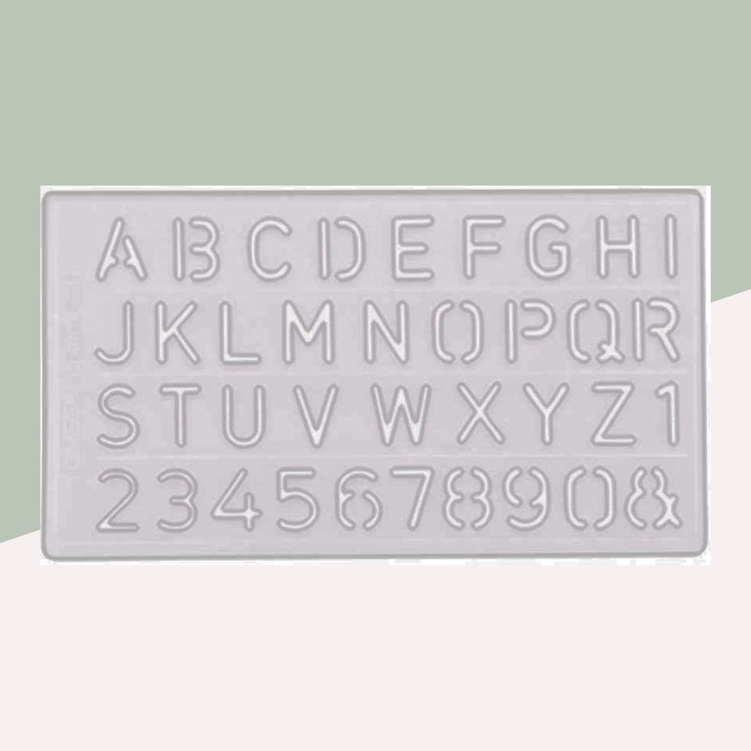 Alphabet & Numerical Stencils – 25mm: Versatile Creativity with Premium Quality and Easy Usage ( Pack of 1 ) - Topperskit LLP