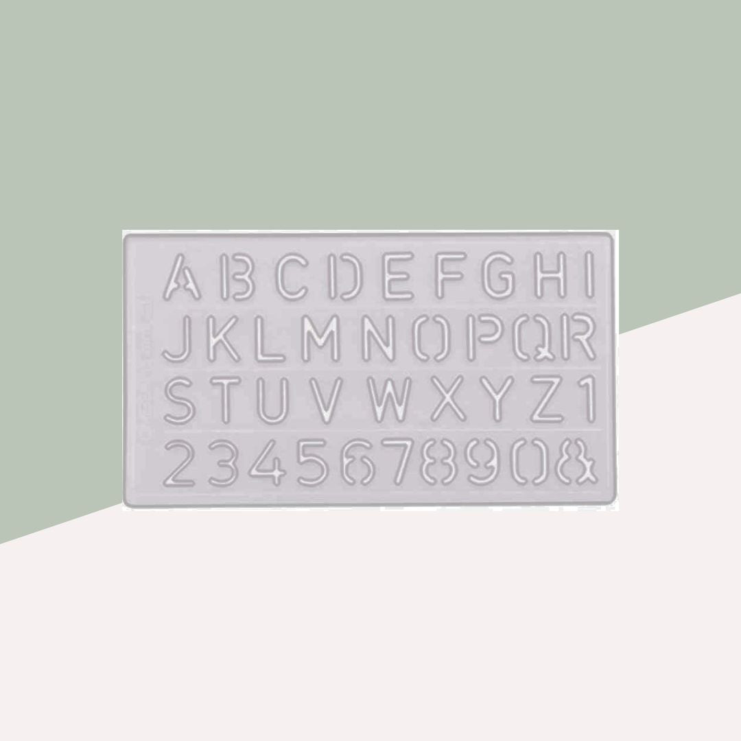 Alphabet & Numerical Stencils – 15mm: Versatile Creativity with Premium Quality and Easy Usage ( Pack of 1 ) - Topperskit LLP
