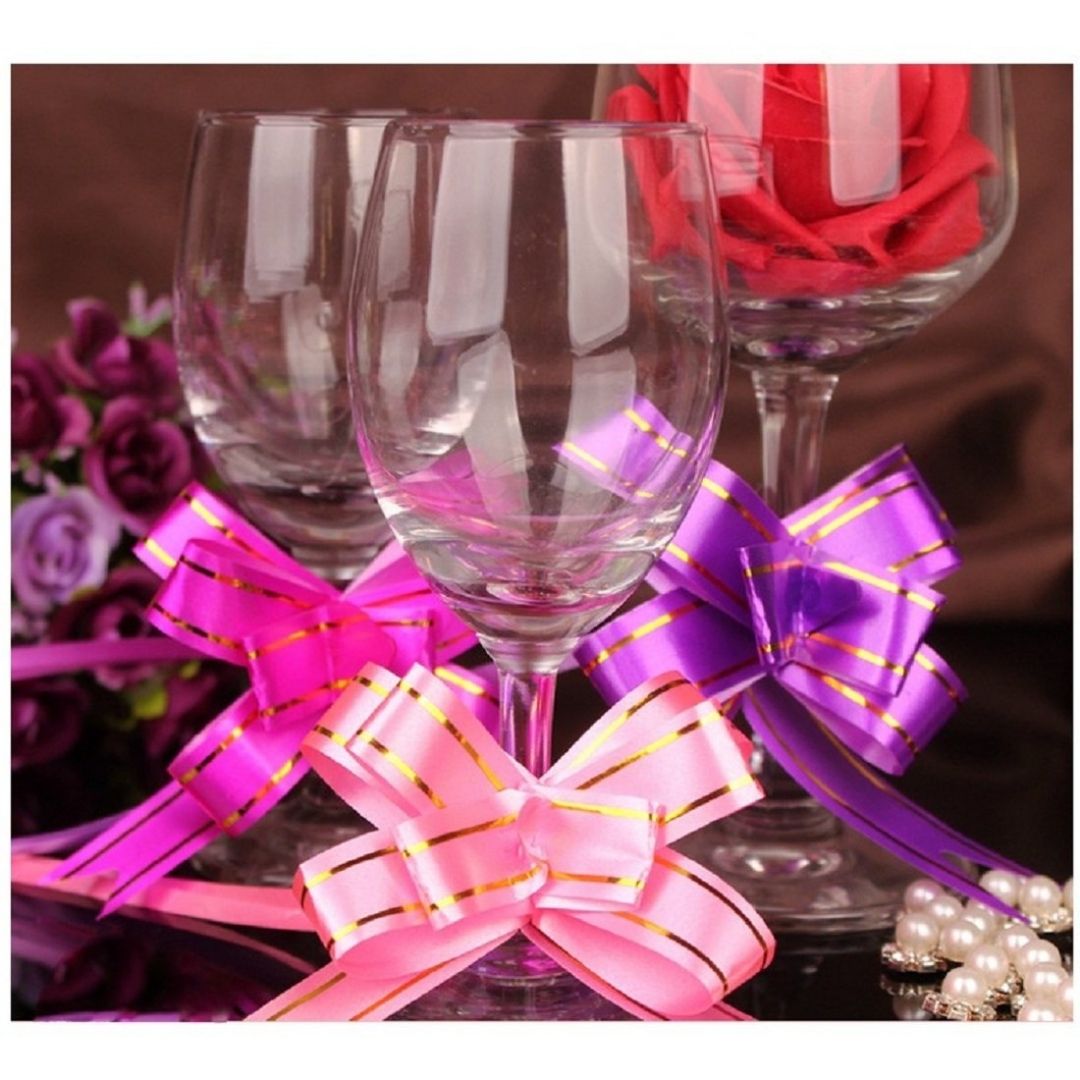 Pull Flower Ribbon Set - Large : Enchanting Elegance ( set of 5 )