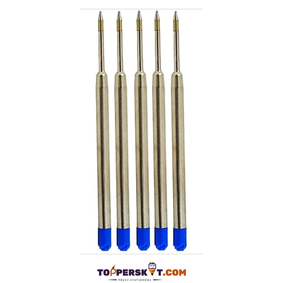 Montex Jumbo Metal Refill – Blue : Elevate Your Writing with Durability and Timeless Elegance ( Pack of 1 ) - Topperskit LLP