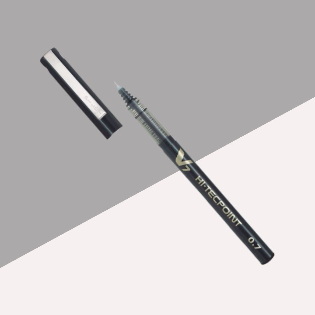 Pilot V7 Hitech Point Gel Pen – Black Pack of