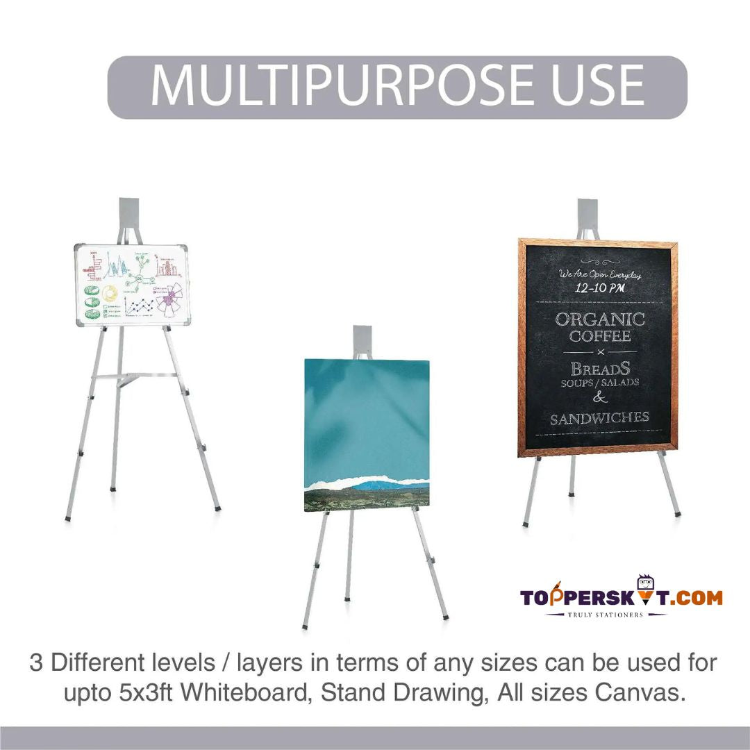 Versatile Metal Stand for Whiteboards ( Pack of 1 ) - Topperskit LLP
