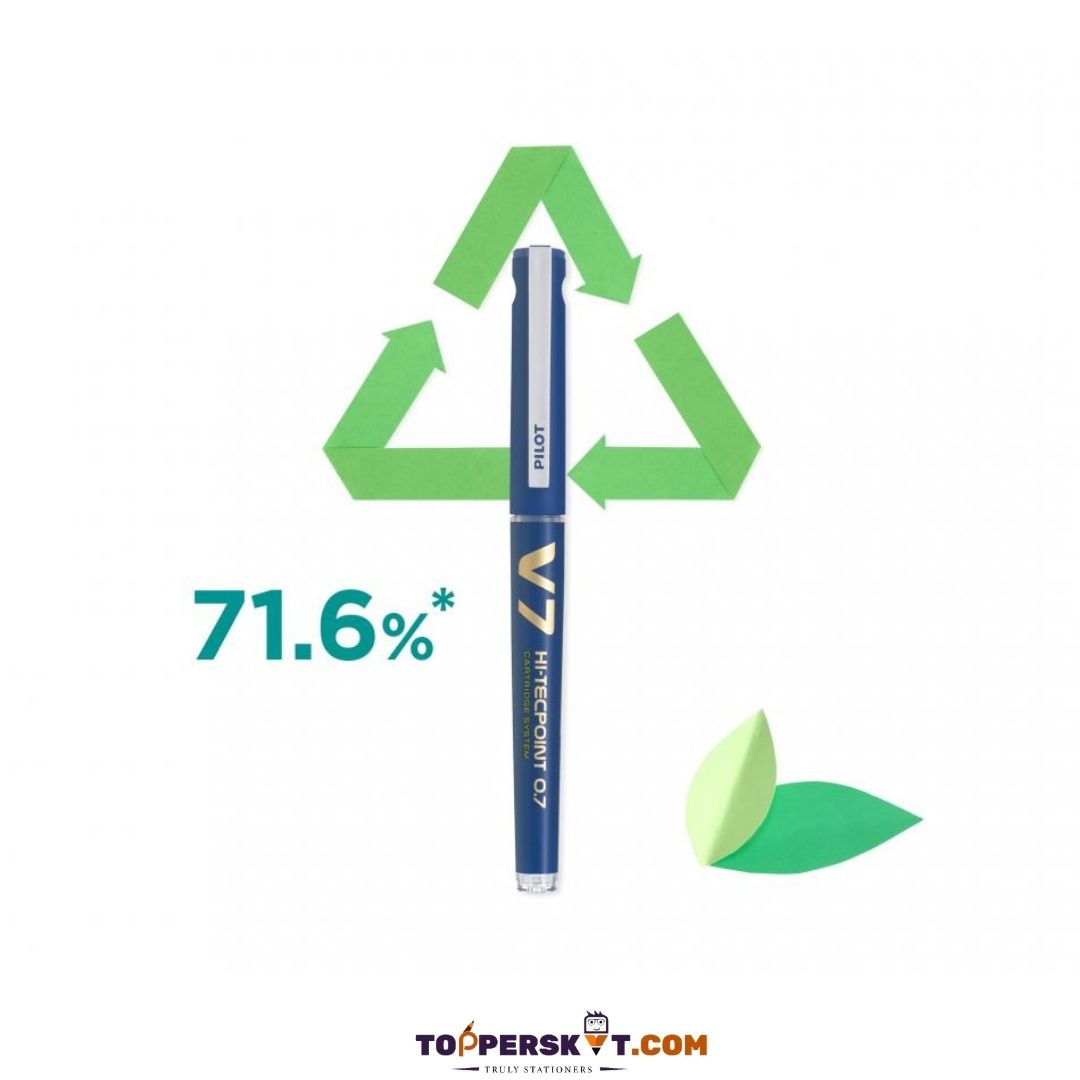 Pilot V7 Hitech Point Gel Pen Cartridge System – Blue: Precision Redefined ( Pack of 1 ) - Topperskit LLP
