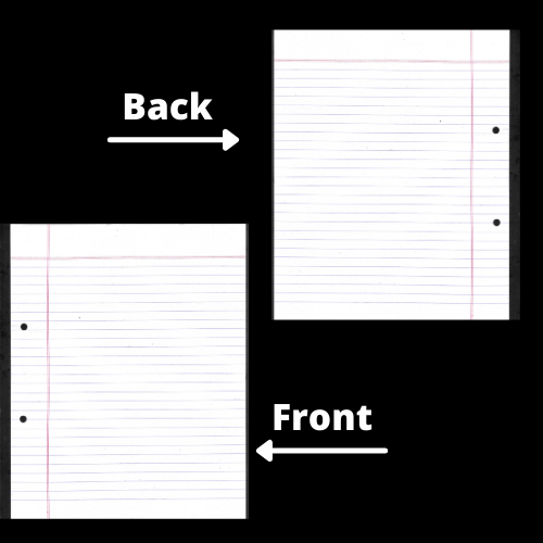Premium Both Sided Ruled Punch Papers: (Pack of 10) - Topperskit LLP