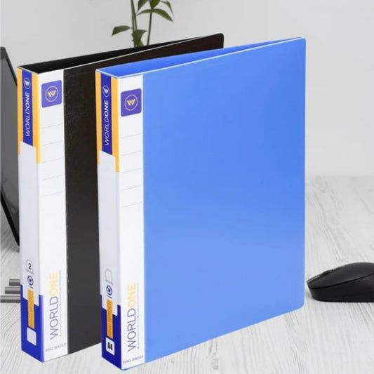 (2 Pcs.) Worldone A5 Size Ring Binder 2D File – Durable & Compact