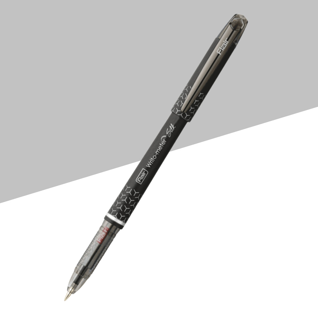 Flair Writo-Meter Silk Ball Pen Black (Pack of 1) – Topperskit LLP