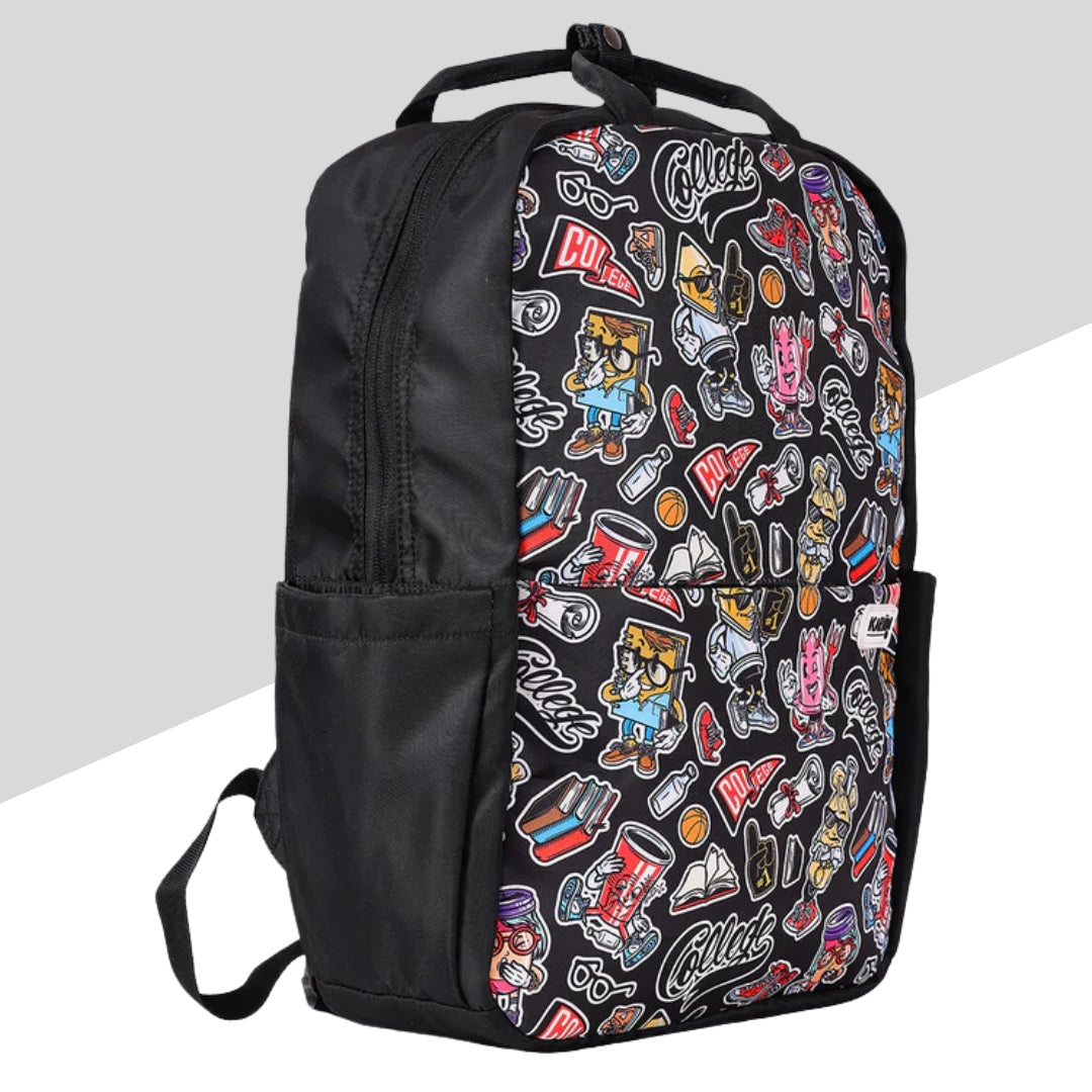 Kaban Stickerbomb Backpack – 22L Water-Resistant Laptop Bag (Pack of 1)