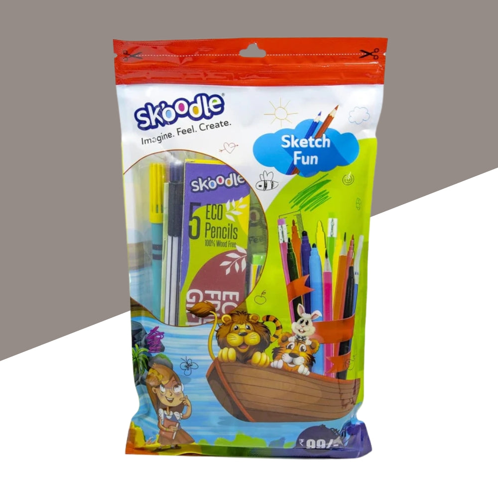 Skoodle Sketch Fun Art Essentials Kit (Pack of 1)