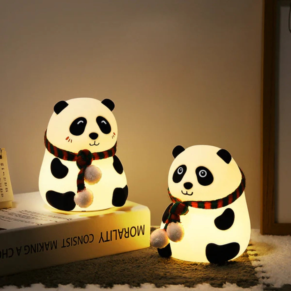 Panda Silicone Night Light – Tap Control, Colorful Ambient Lamp (Pack of 1)