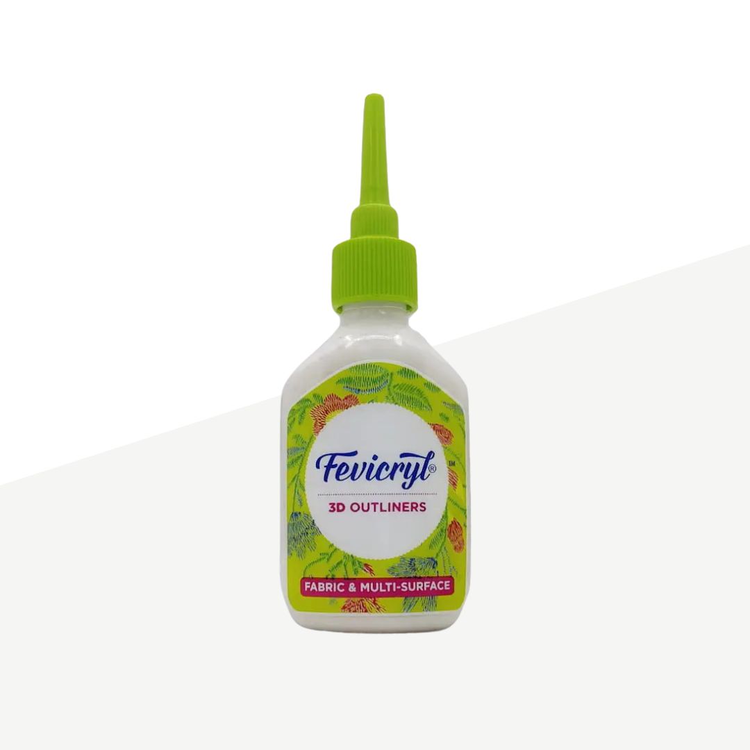 Fevicryl 3D Outliner - White, 20ml (Pack of 1)