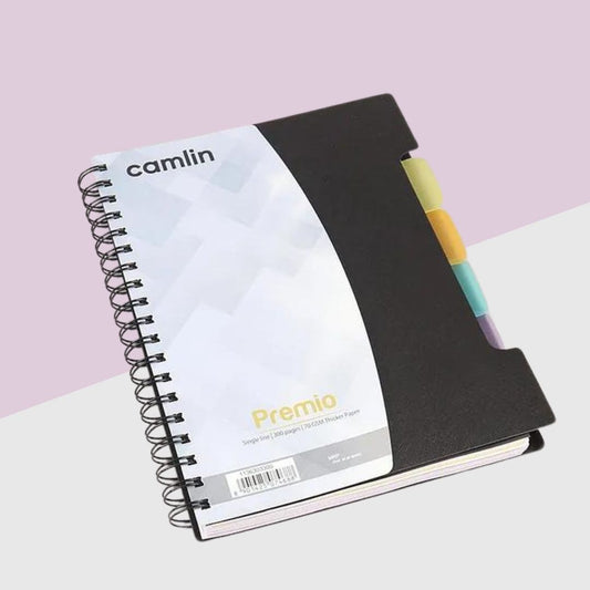 Camlin Premio Diary-Single Line, 300 Pages, 70 GSM Thicker Paper (Pack of 1)
