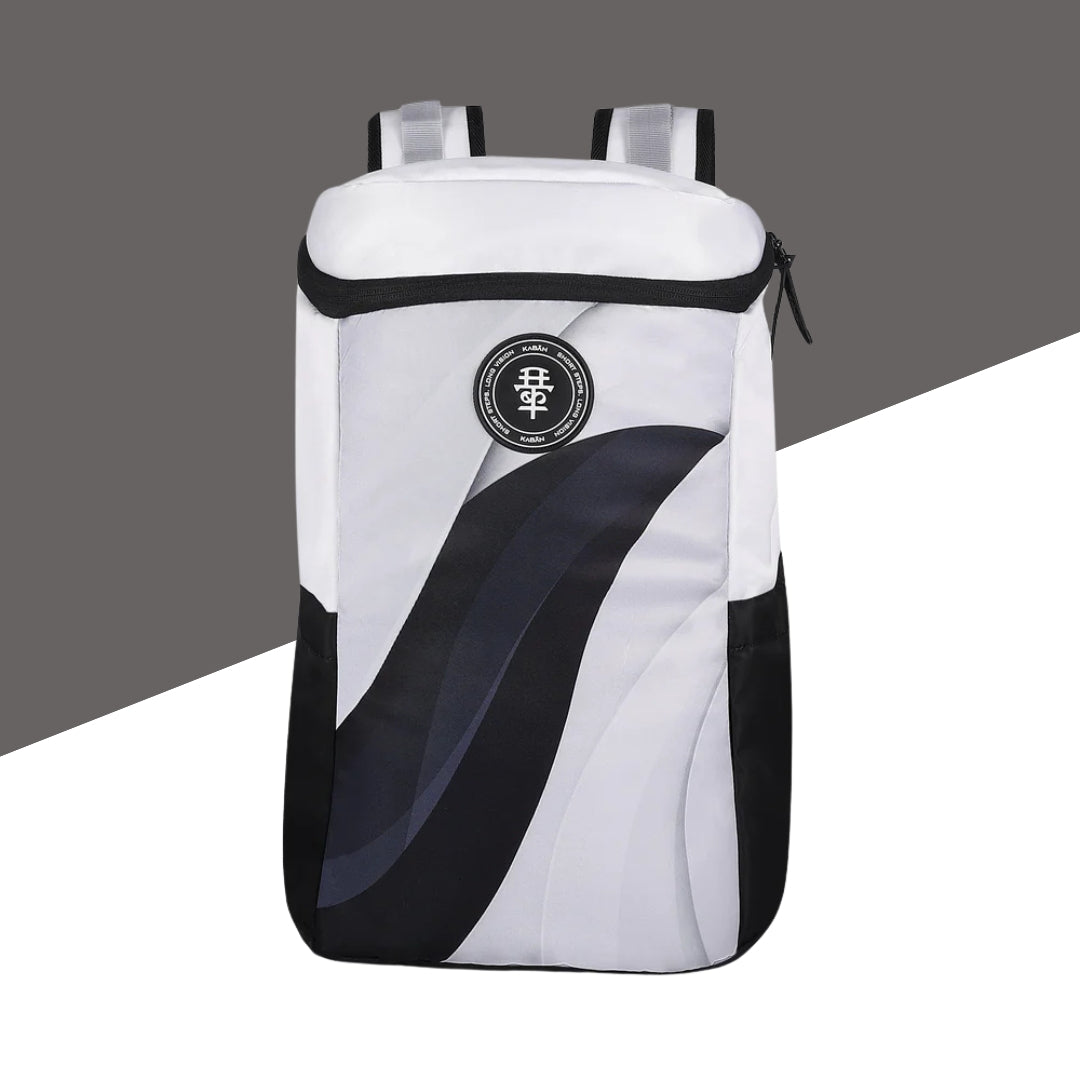 Kaban White Glacier Backpack – 25L Durable & Stylish Travel Companion (Pack of 1)
