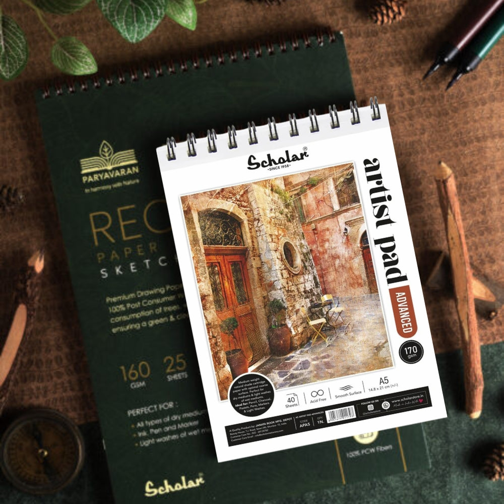 Keep Smiling Sketch Pad Drawing Pad Artist Pad Sketch Book A5