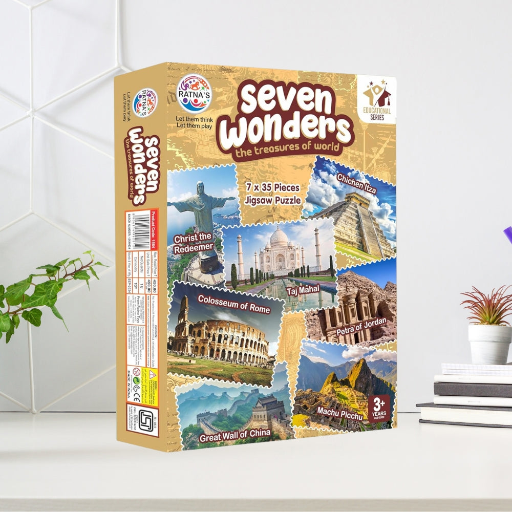 Seven Wonders The Treasures of the World Jigsaw Puzzle (Pack of 1)