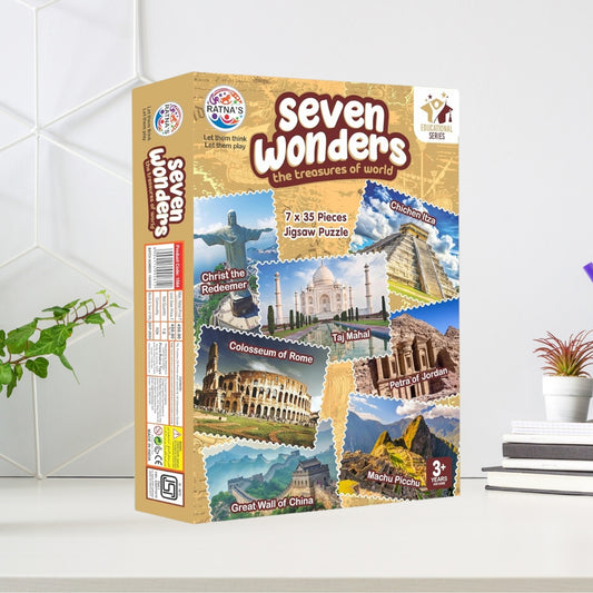 Seven Wonders The Treasures of the World Jigsaw Puzzle (Pack of 1)