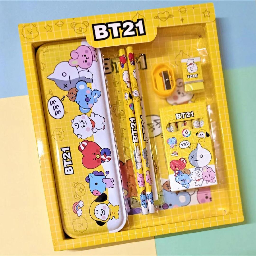 BTS BT21 Stationery Combo Set – Topperskit LLP