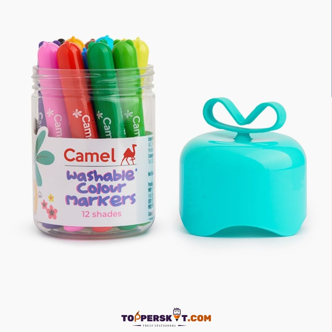 Camel Washable Colour Markers (Pack of 12)