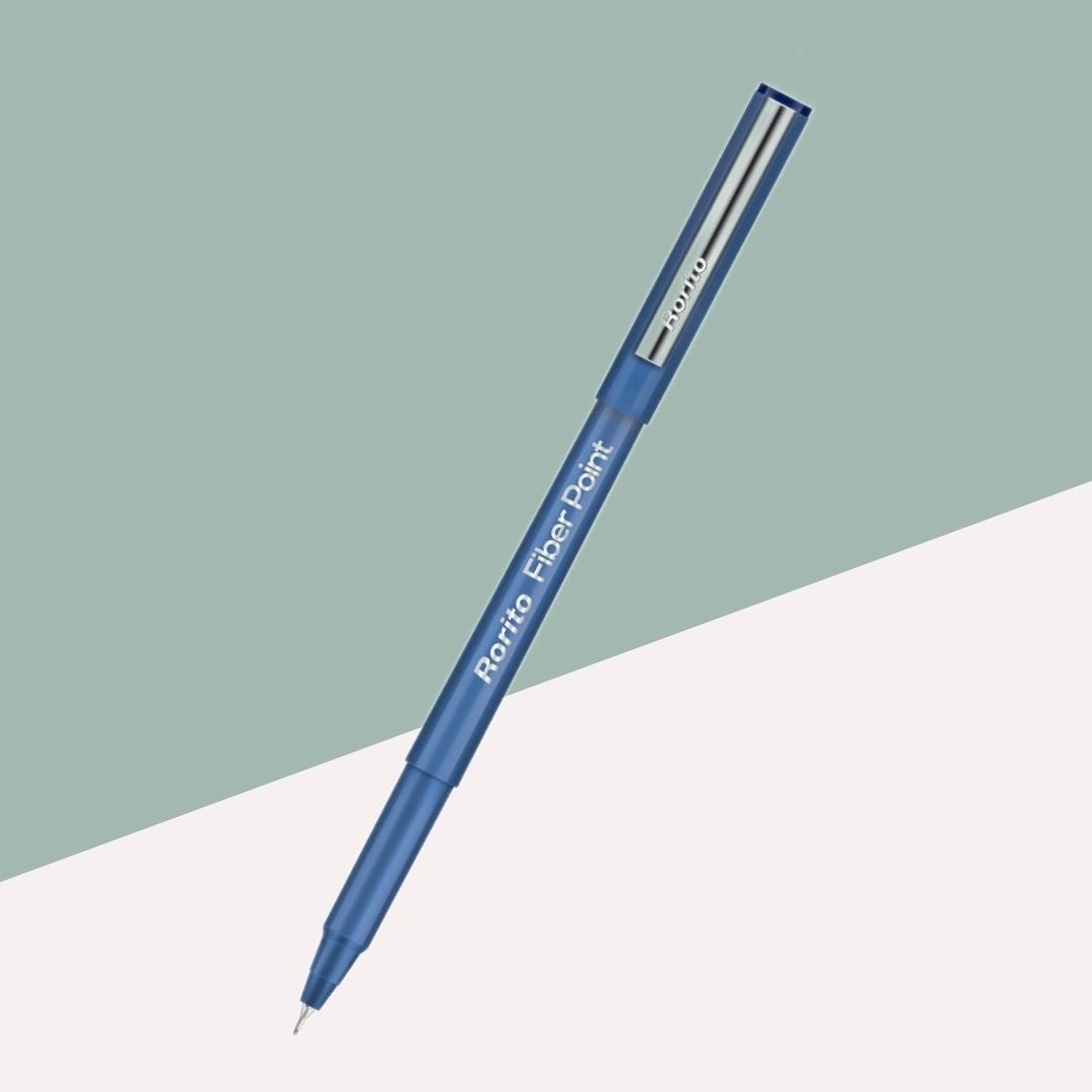 Rorito Fiber Point Gel Pen – Green: Impressive Writing, Sleek Design, Metal Clip for Pocket Grip ( Pack of 1 ) - Topperskit LLP
