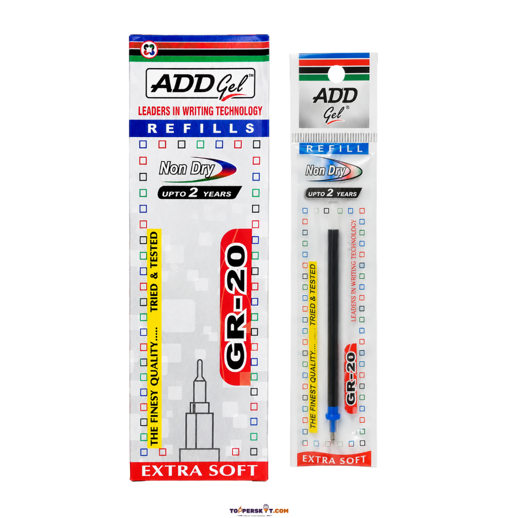 (5 Pcs.) Add Gel GR-20 Extra Soft Metal Refill - Black