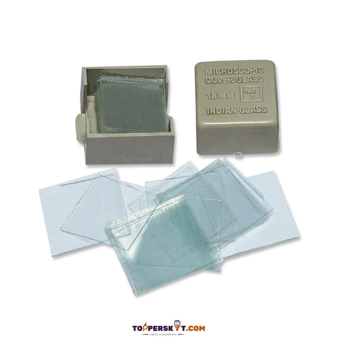 Microscopic Square Cover Glass 18mm | High-Quality Slide Covers (Pack Of 1)